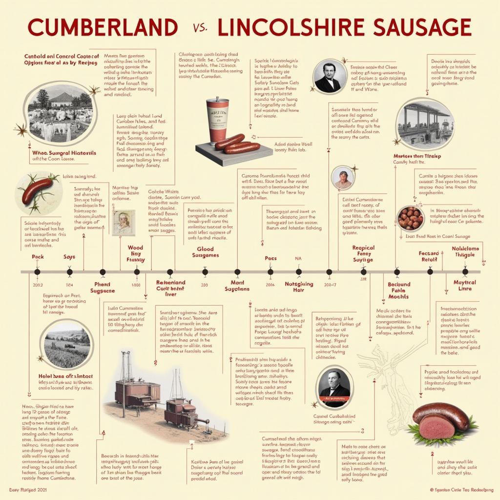 Lịch sử Cumberland và Lincolnshire Sausage