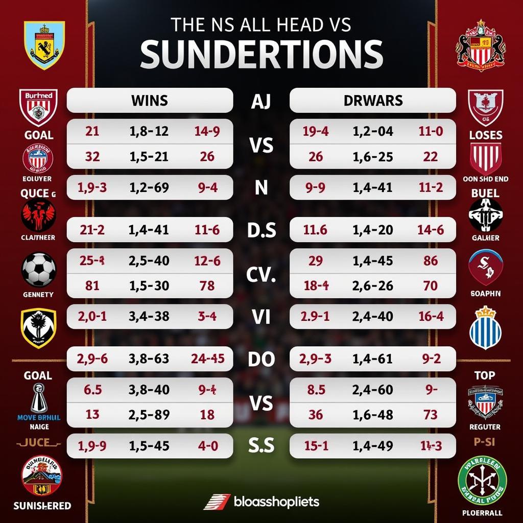 Lịch sử đối đầu giữa Burnley và Sunderland