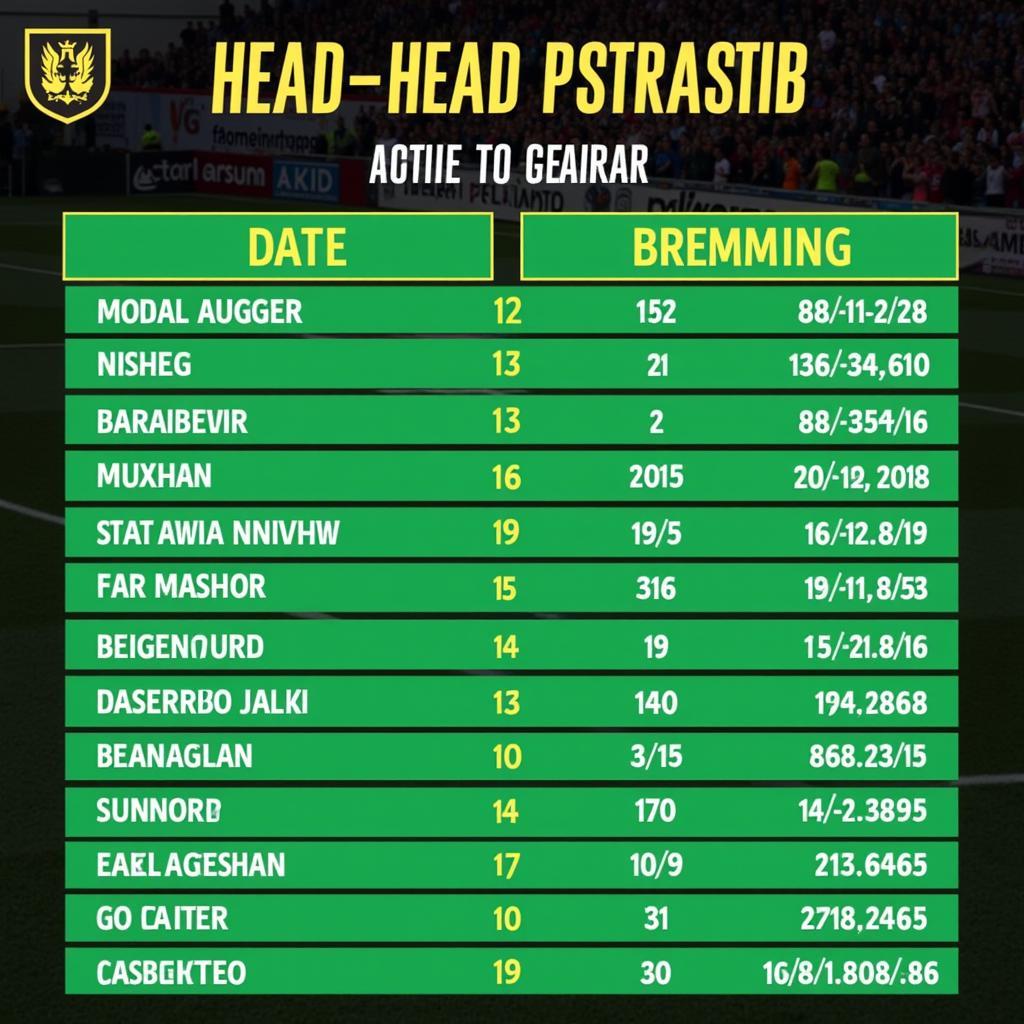 Lịch sử đối đầu Dortmund vs Bremen