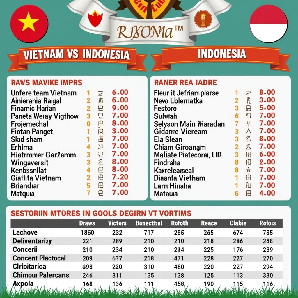 Lịch Sử Đối Đầu Giữa Hai Đội Tuyển Việt Nam Và Indonesia