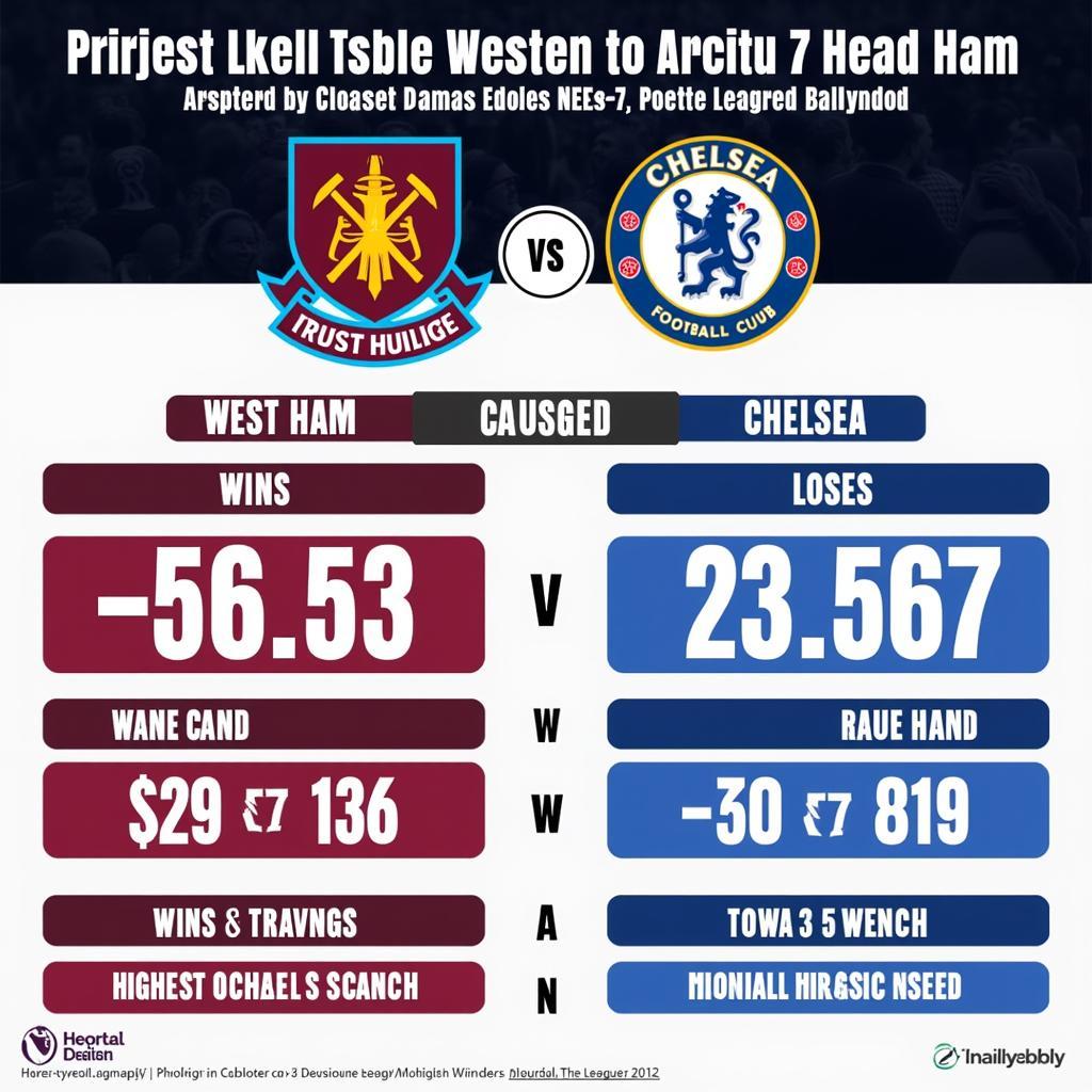 Lịch sử đối đầu West Ham - Chelsea