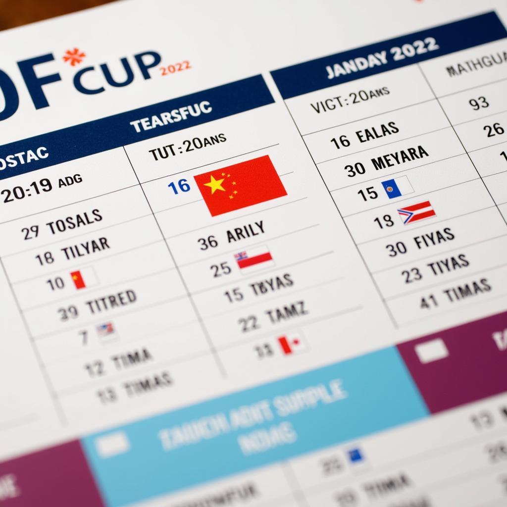 Lịch Thi Đấu AFF Cup 2022