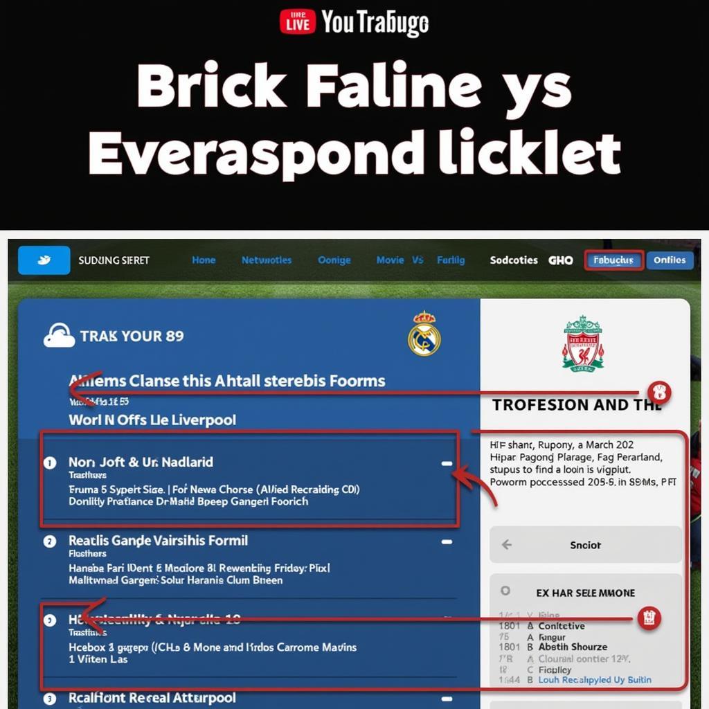 Link trực tiếp Real vs Liverpool