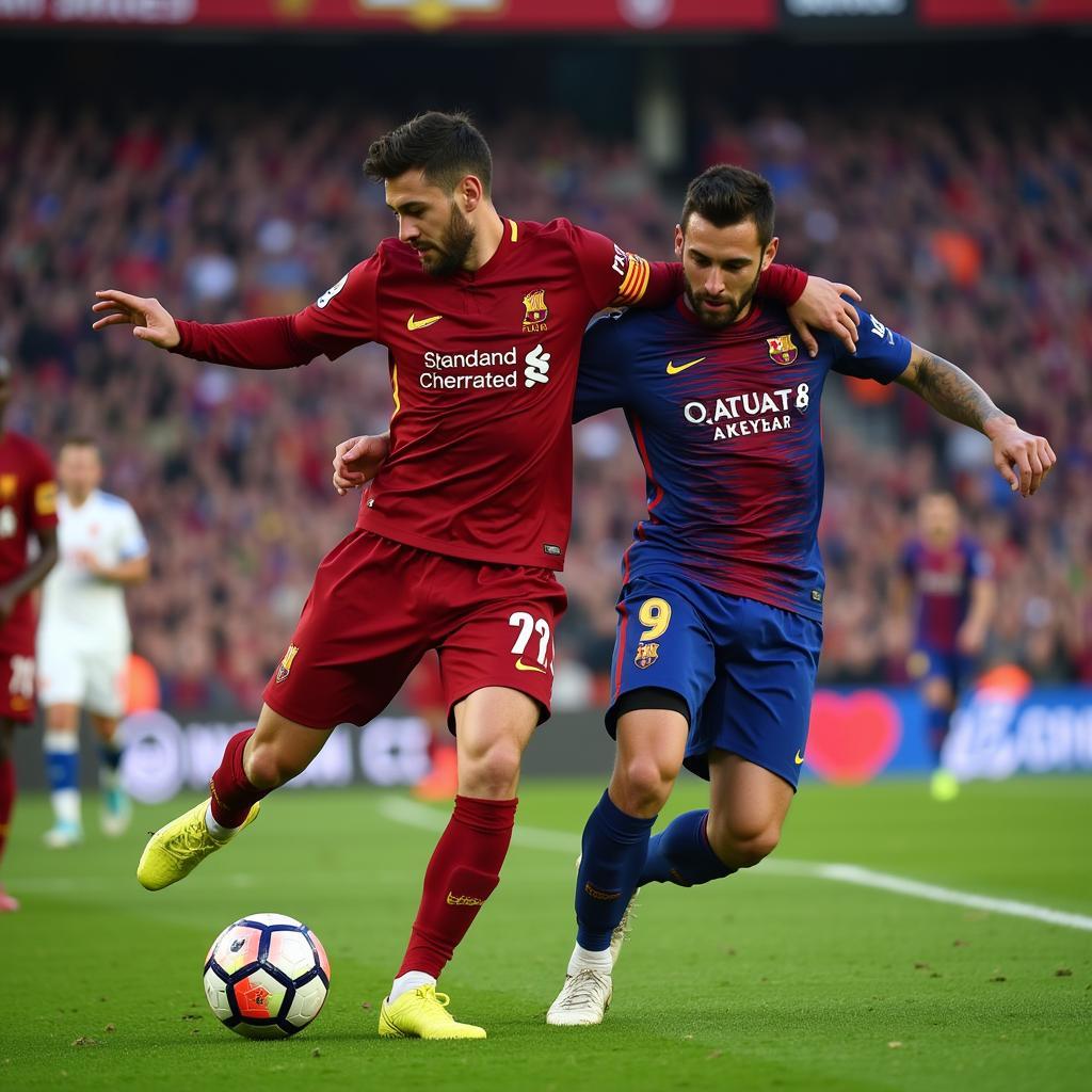 Liverpool và Barcelona đối đầu nảy lửa