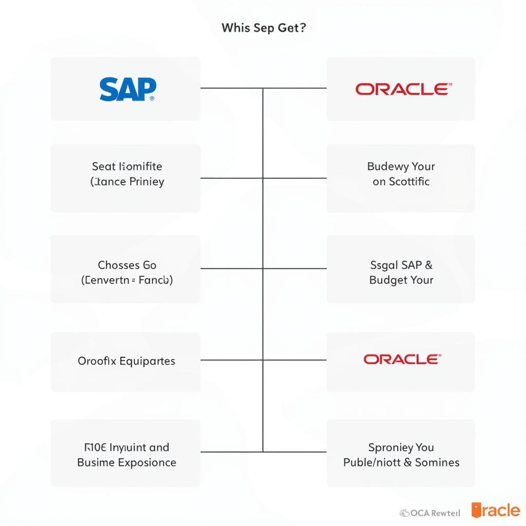 Lựa chọn giữa SAP và Oracle