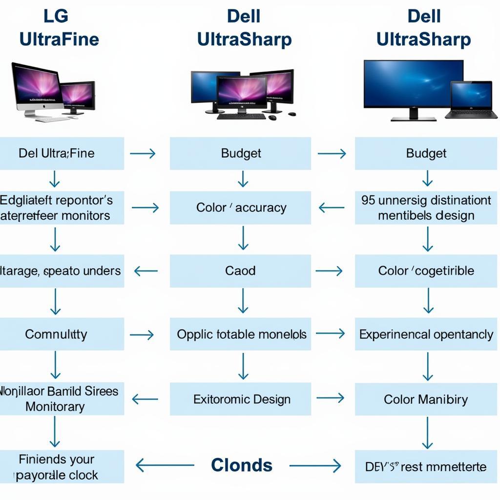 Lựa chọn giữa màn hình LG UltraFine và Dell UltraSharp