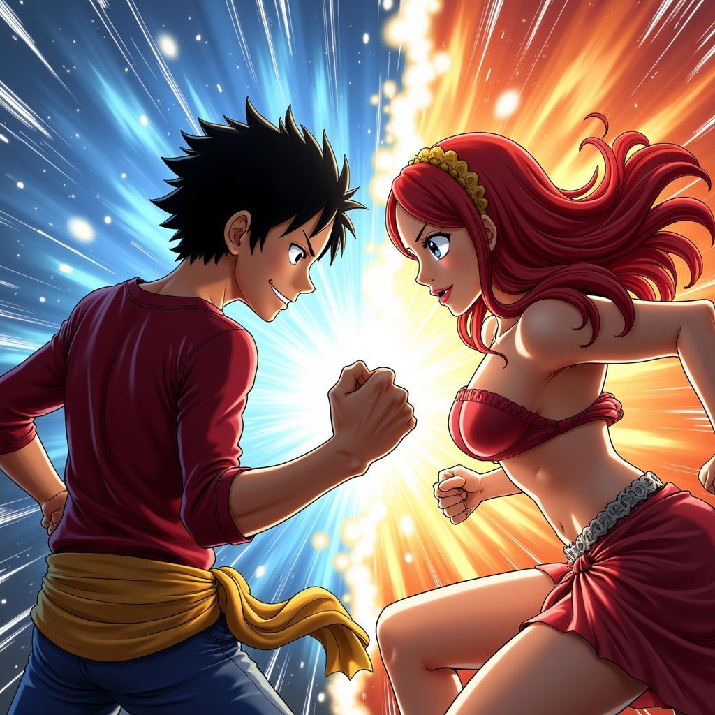 Luffy vs Hancock