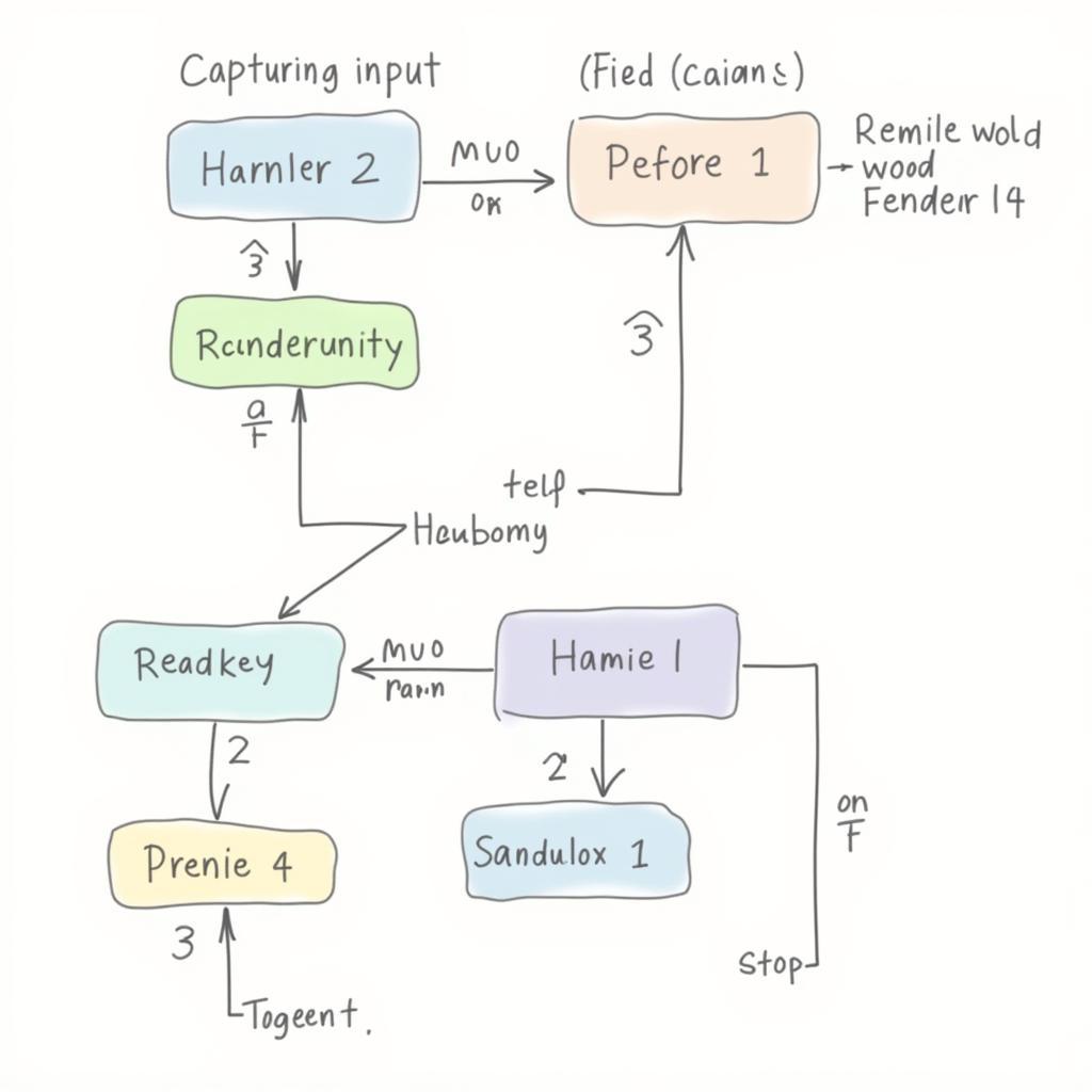 Luồng xử lý Readkey và Readline