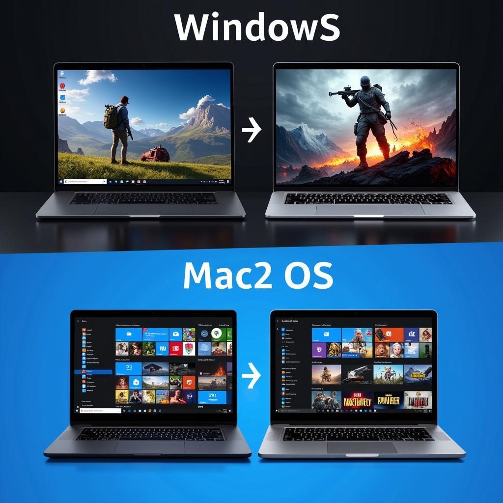 So sánh khả năng chơi game trên MacBook và Windows