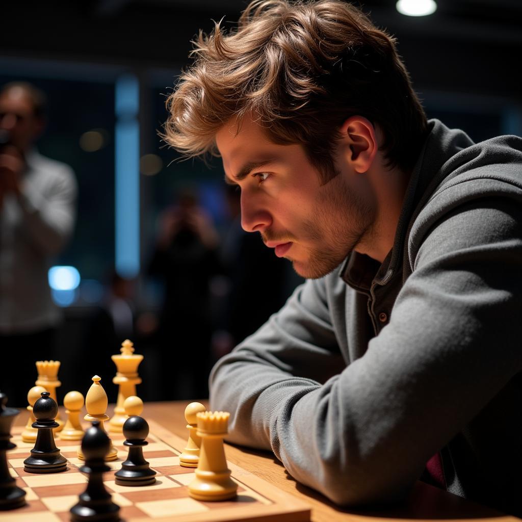 Magnus Carlsen thi đấu tại Giải vô địch cờ vua thế giới