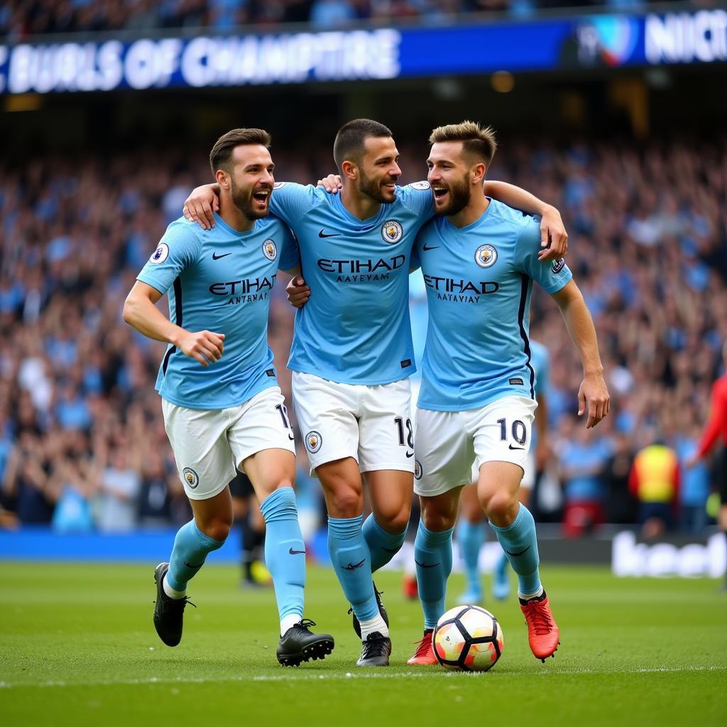 Man City chiến thắng áp đảo