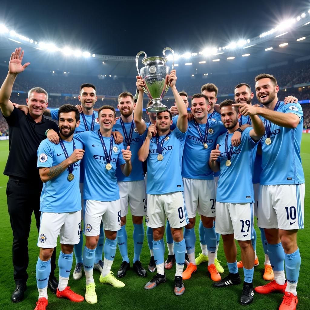 Man City quyết tâm chinh phục Champions League