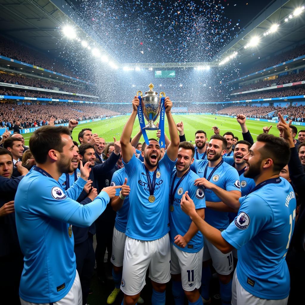 Manchester City vô địch Ngoại Hạng Anh