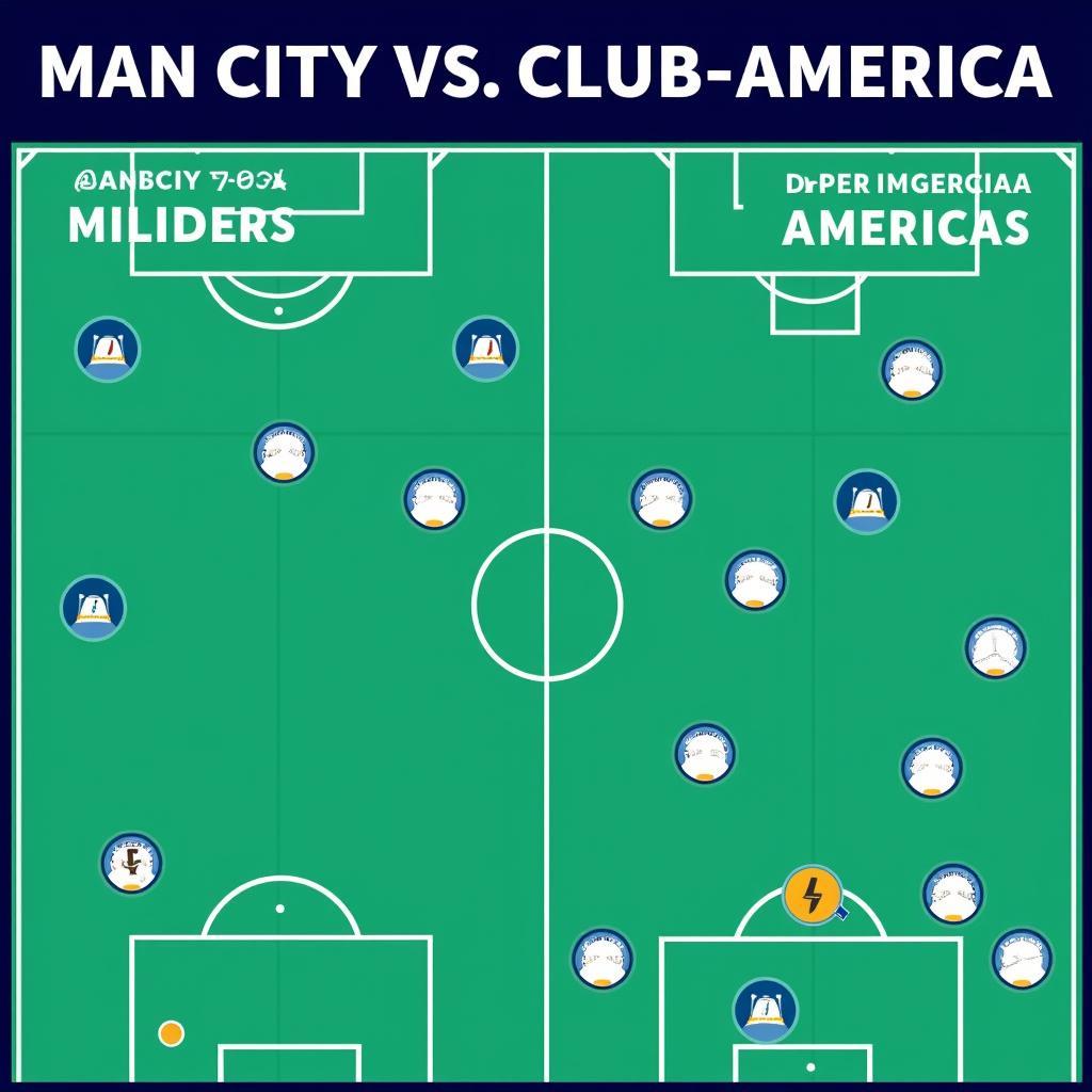 Chiến thuật Man City vs Club America