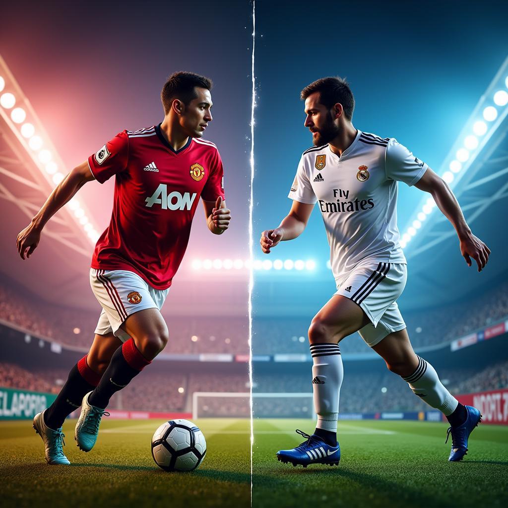 Tương lai Man Utd vs Real Madrid