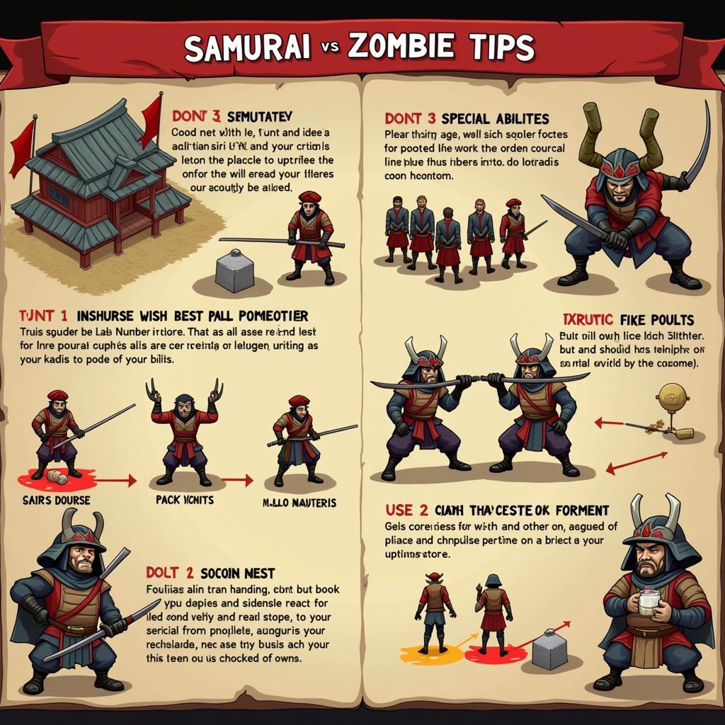 Mẹo chơi hiệu quả trong Samurai vs Zombies Defense