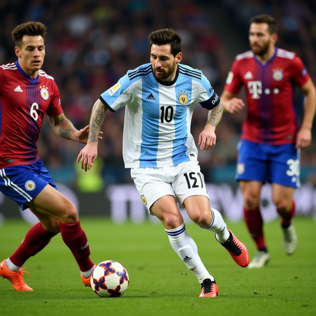 Messi tỏa sáng trong màu áo Argentina