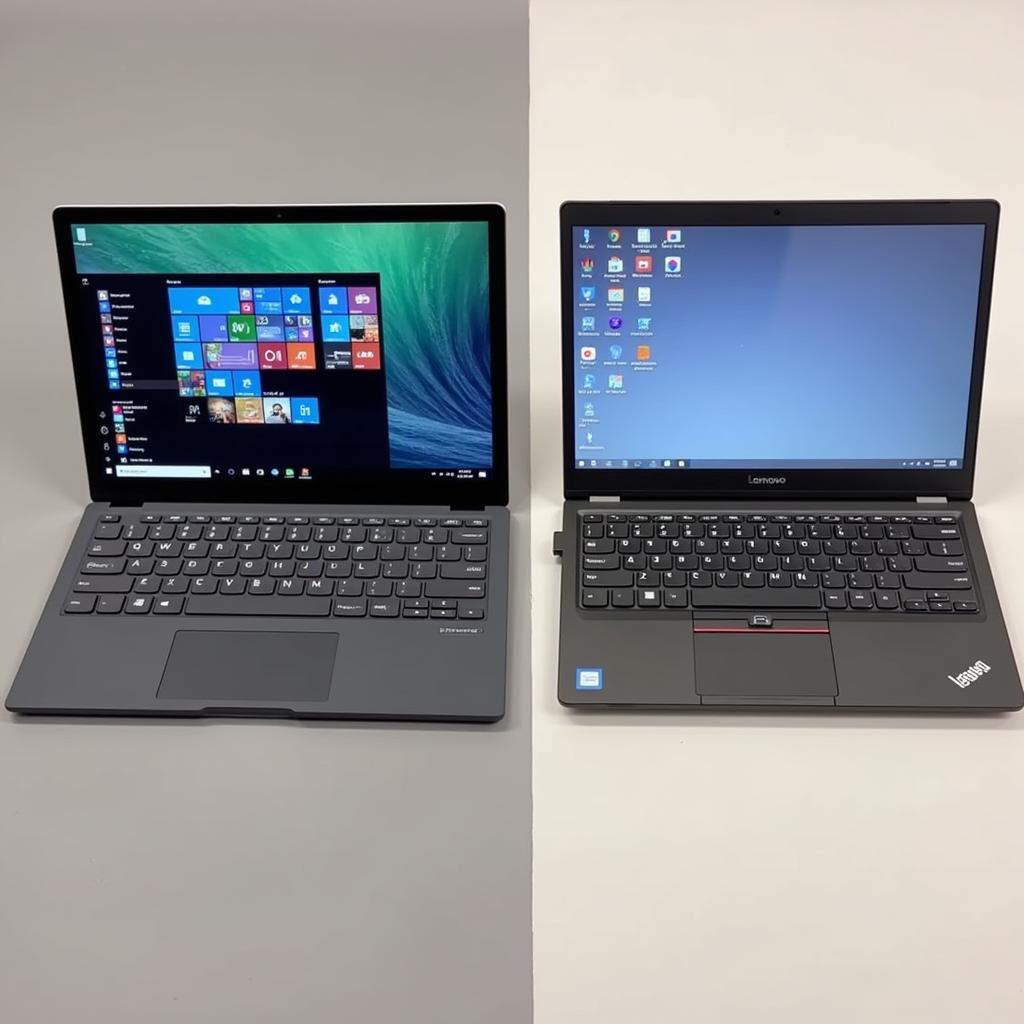 Microsoft Surface và Lenovo ThinkPad: Thiết kế