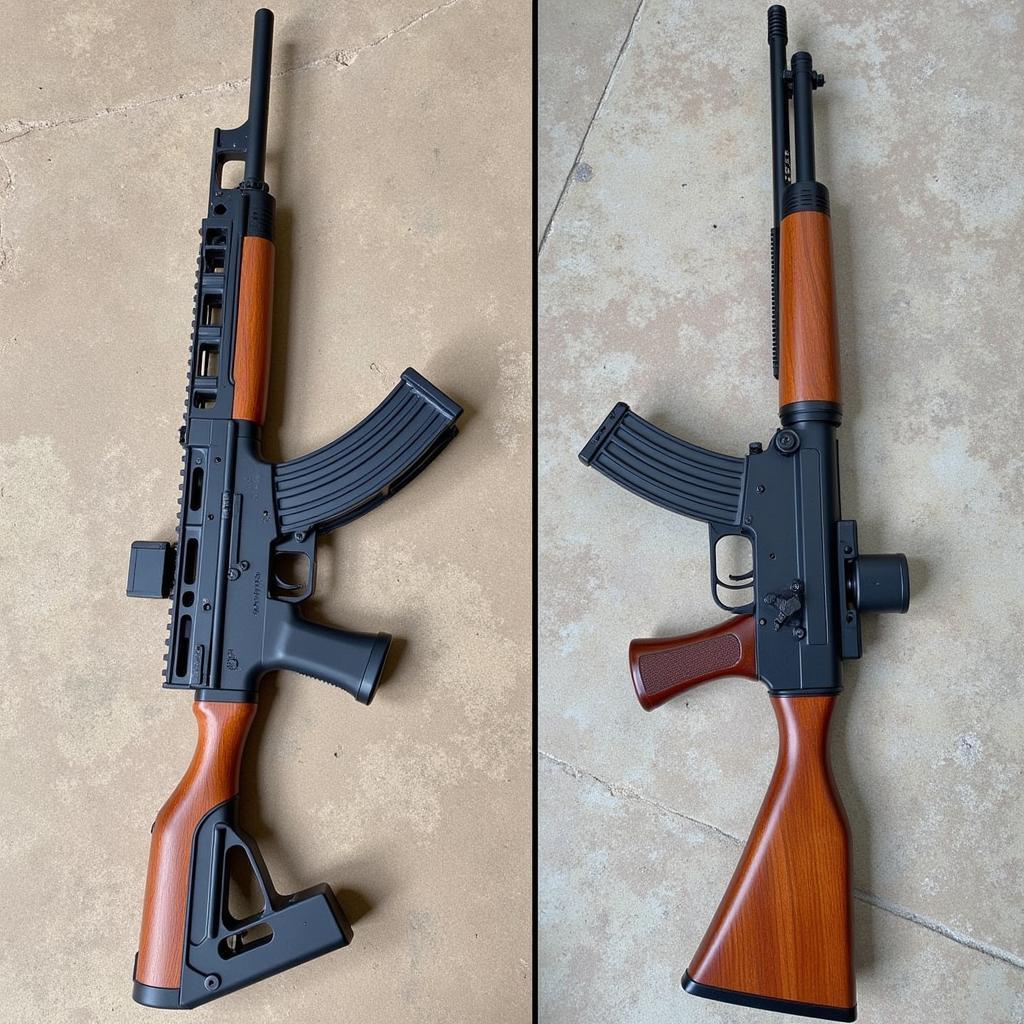 So Sánh Thiết Kế Giữa MK47 và AKM