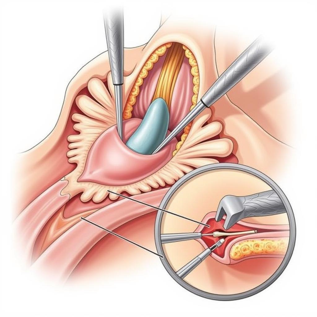 Mô phỏng phẫu thuật cắt tuyến cận giáp