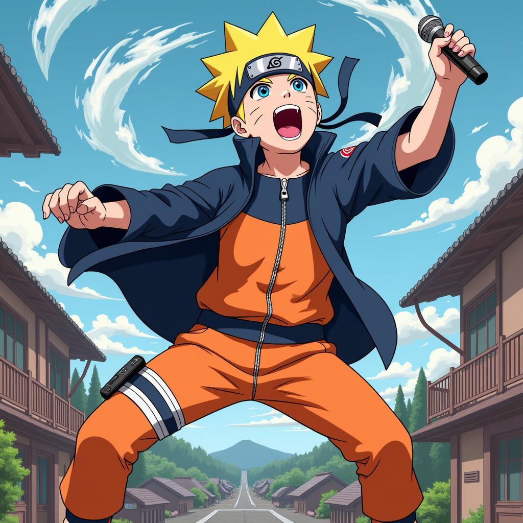 Naruto thể hiện phong cách rap đầy cảm xúc