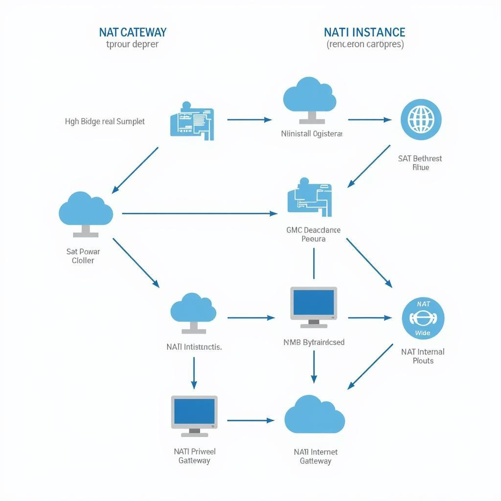 So đồ so sánh NAT Gateway và NAT Instance