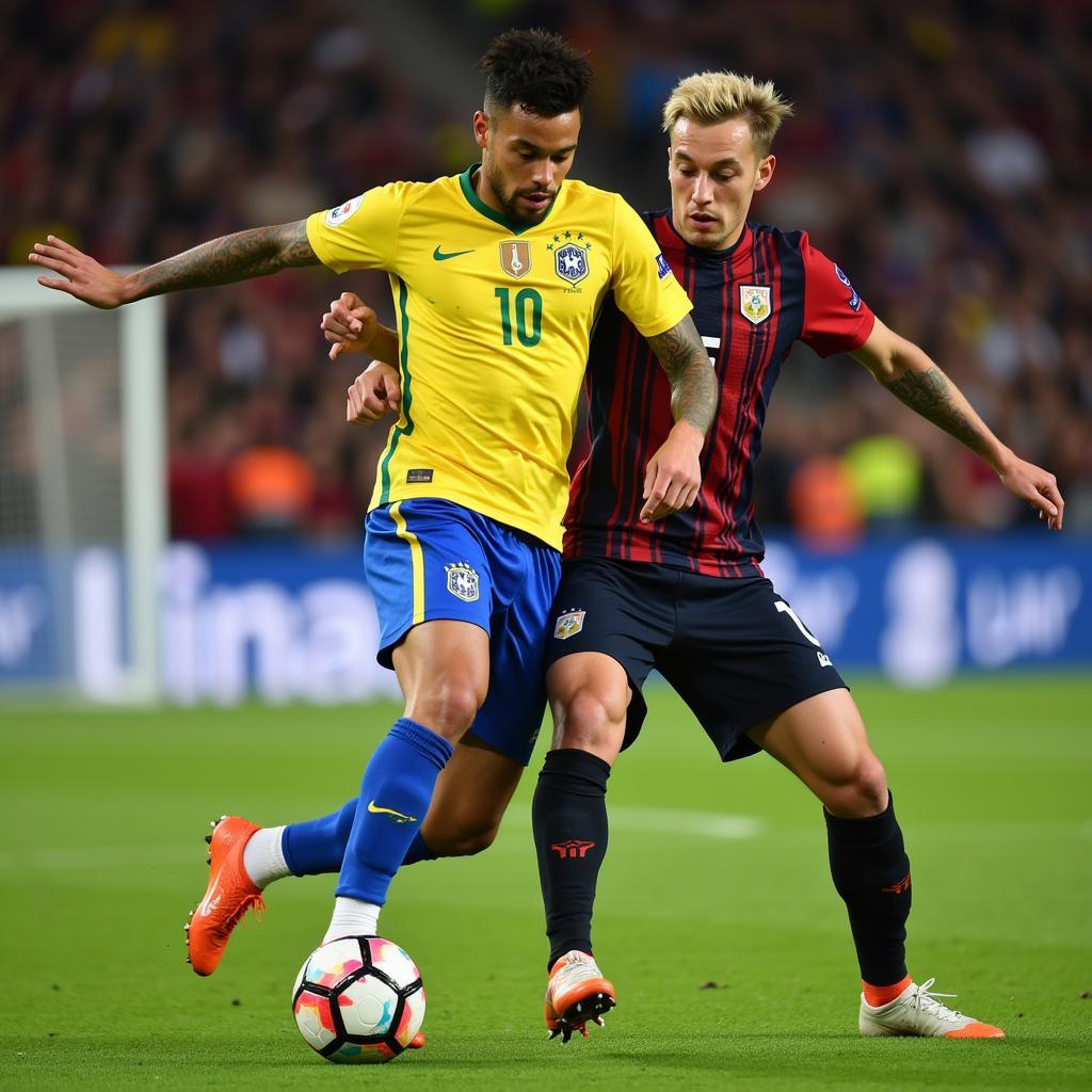 Neymar và Haaland đối đầu kịch tính