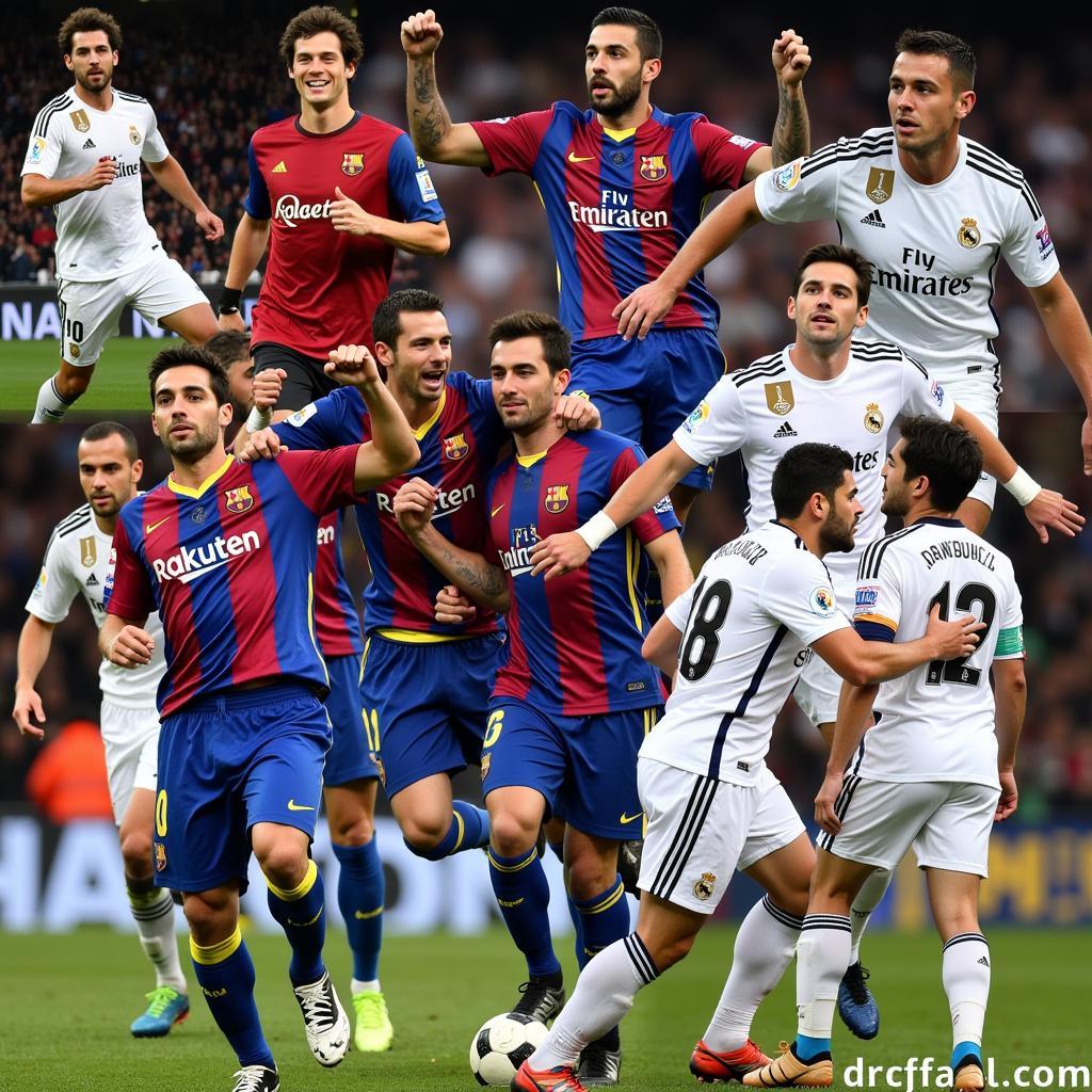 Những khoảnh khắc kinh điển Barca vs Real