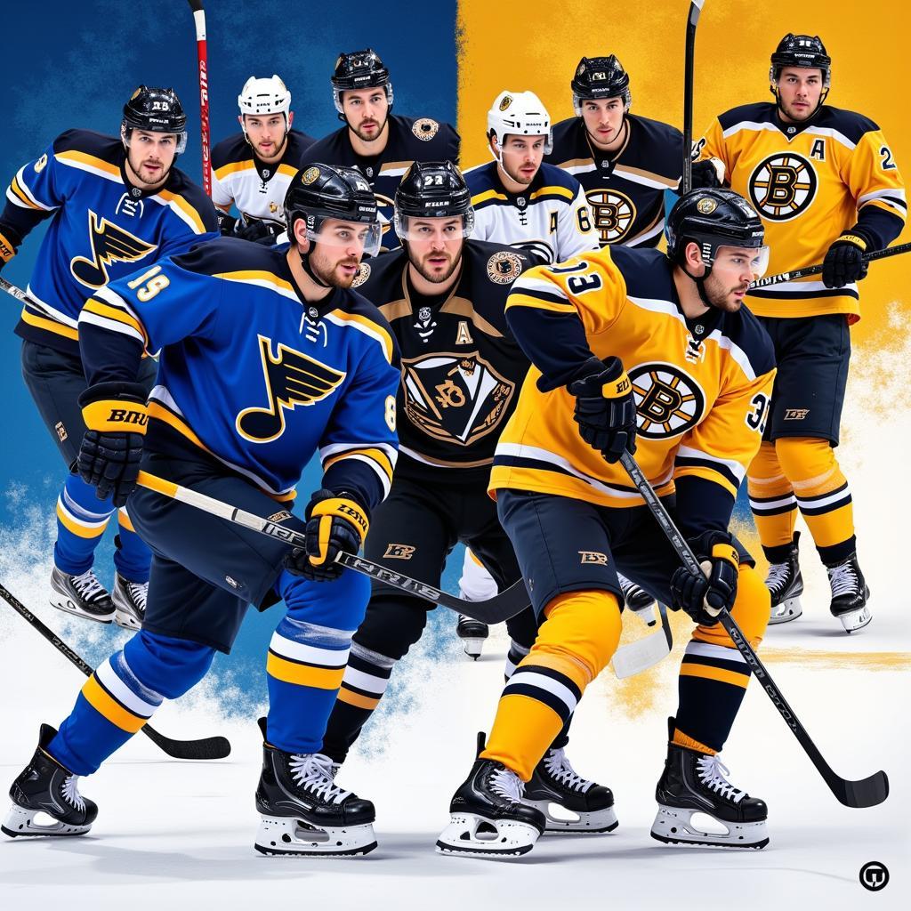 Những ngôi sao hàng đầu của Blues và Bruins