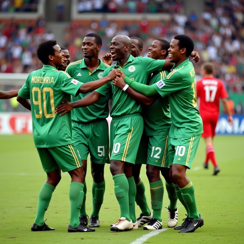 Nigeria vs South Africa tại AFCON 2000