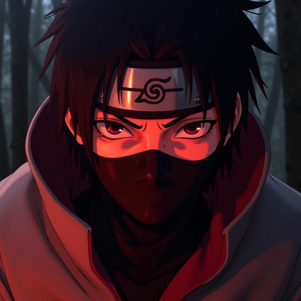 Obito hóa thân thành Tobi với Sharingan rực cháy