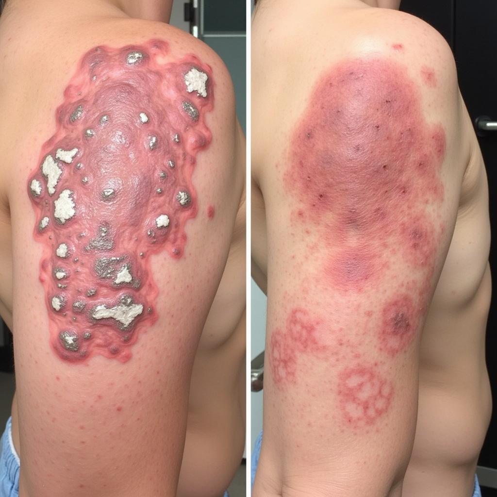 Phân biệt plaque psoriasis và eczema