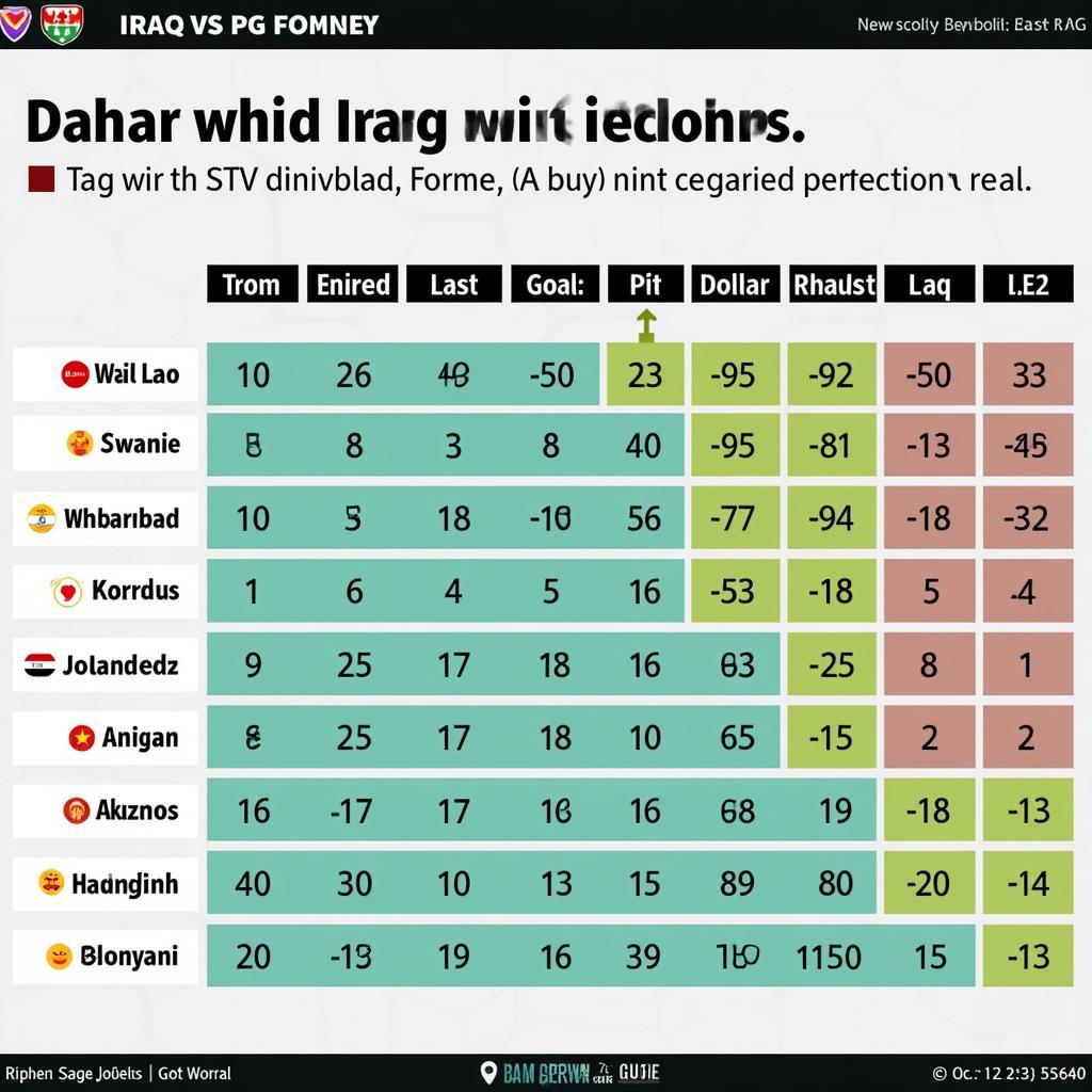 Phân tích phong độ gần đây của Iraq và Việt Nam