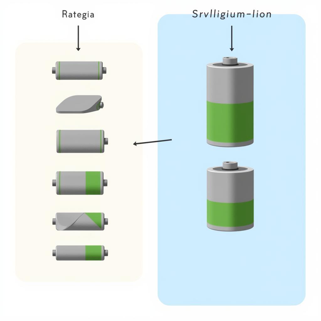 Hình ảnh so sánh pin LiPo và Lithium-ion