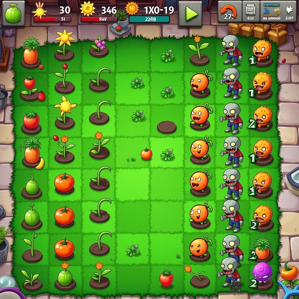 Plants vs Zombies 1 Màn Chơi