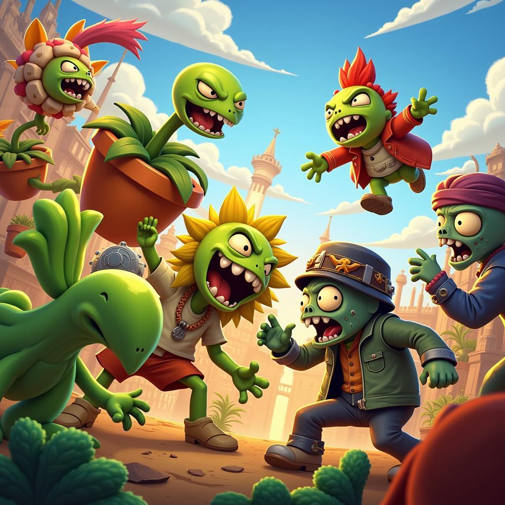 Trận chiến Plants vs Zombies Heroes