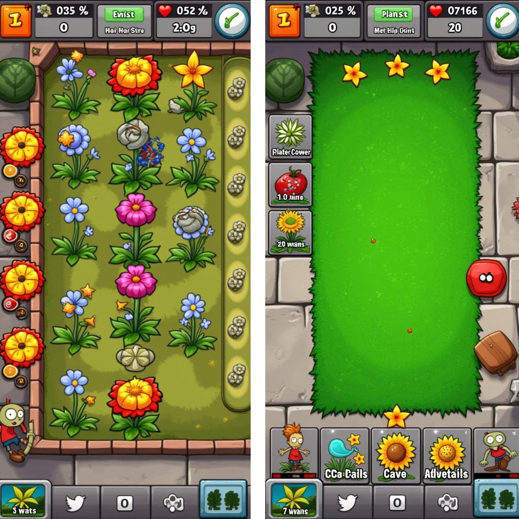 Giao diện Plants vs. Zombies Mod Android