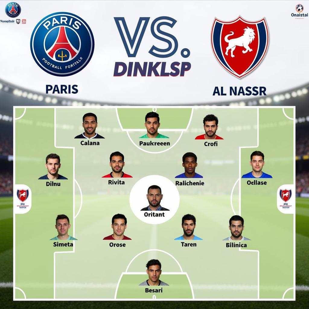 Đội hình PSG vs Al Nassr