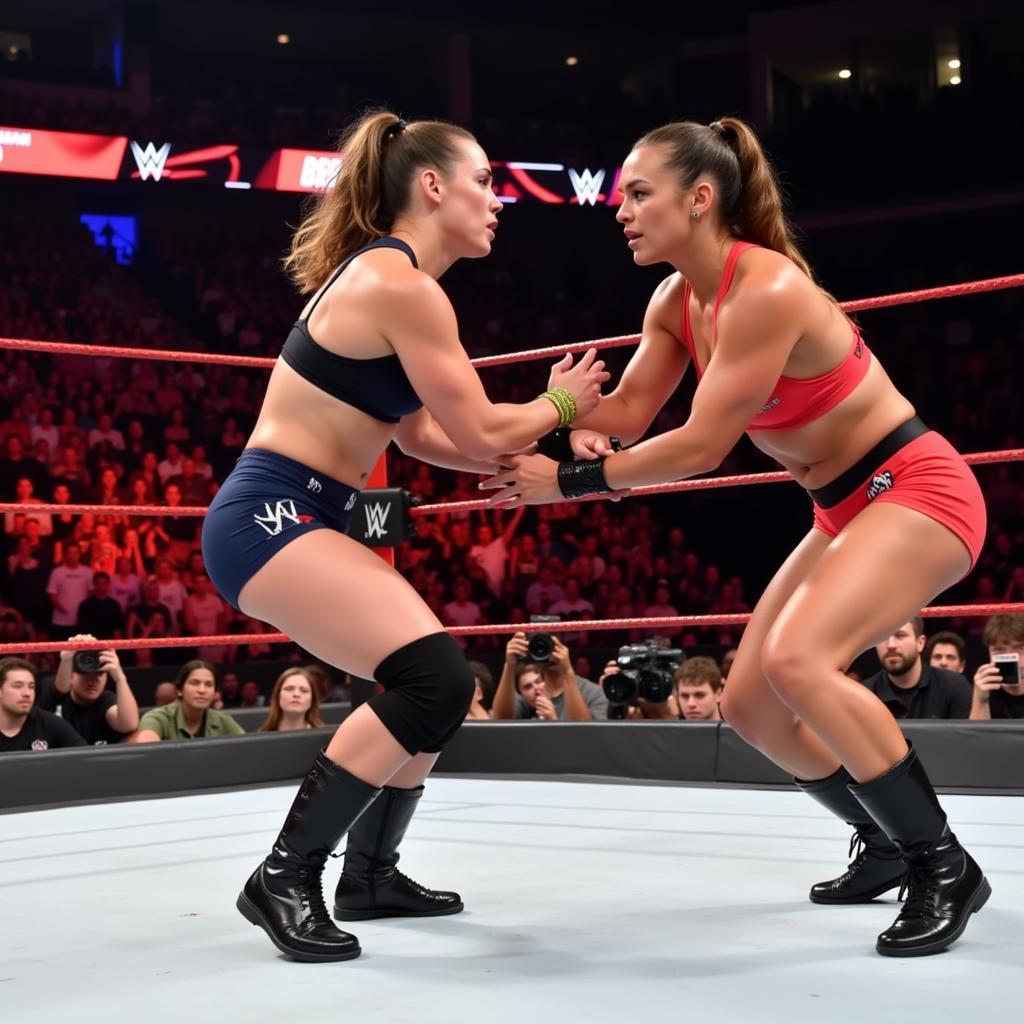 Ronda Rousey vs Bayley - Trận Đấu WWE