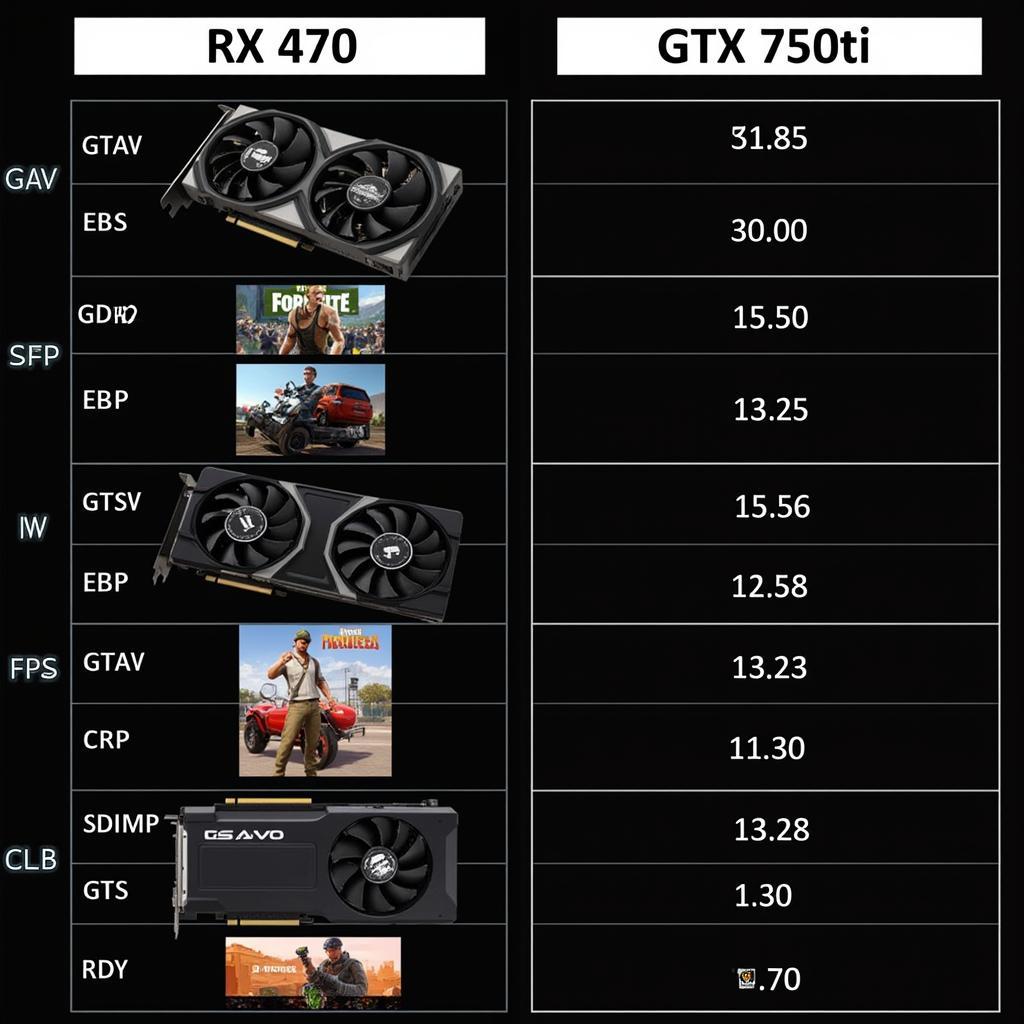 So sánh hiệu năng RX 470 vs 750Ti