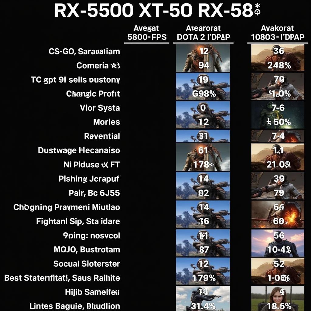 RX 5500 XT vs RX 580 gaming performance