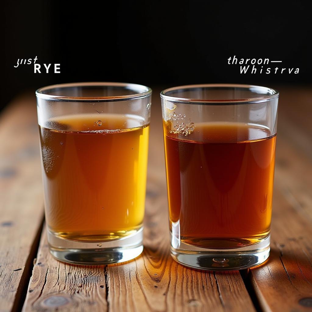 Ly Rye Whiskey và Whiskey