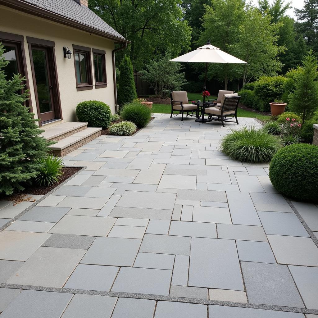 Outdoor Stone Patio