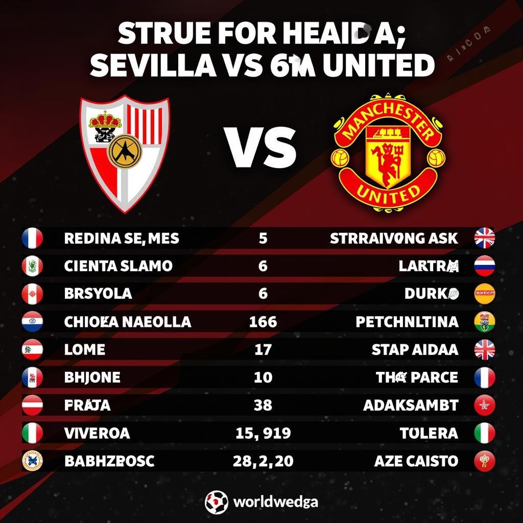 Lịch sử đối đầu Sevilla vs Manchester United