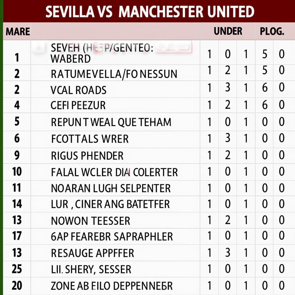 Soi kèo Sevilla vs Manchester United