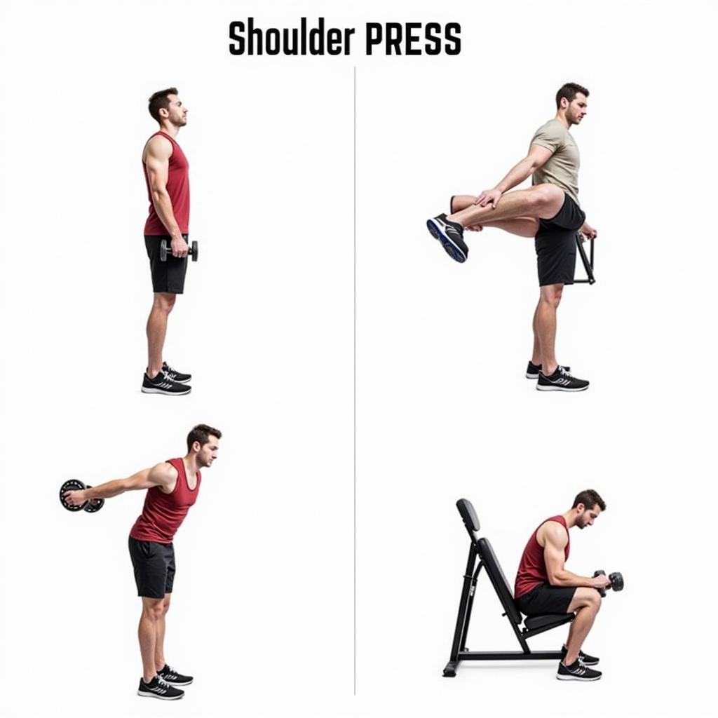 Tư thế đúng khi thực hiện Shoulder Press