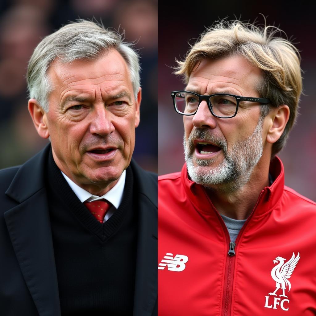 Sir Alex Ferguson và Jurgen Klopp