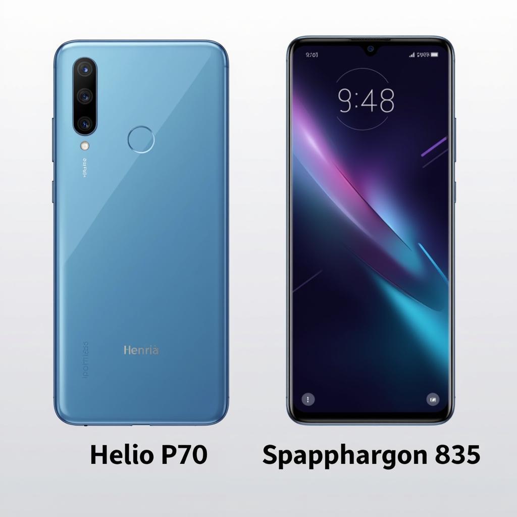 Điện thoại thông minh sử dụng Helio P70 và Snapdragon 835