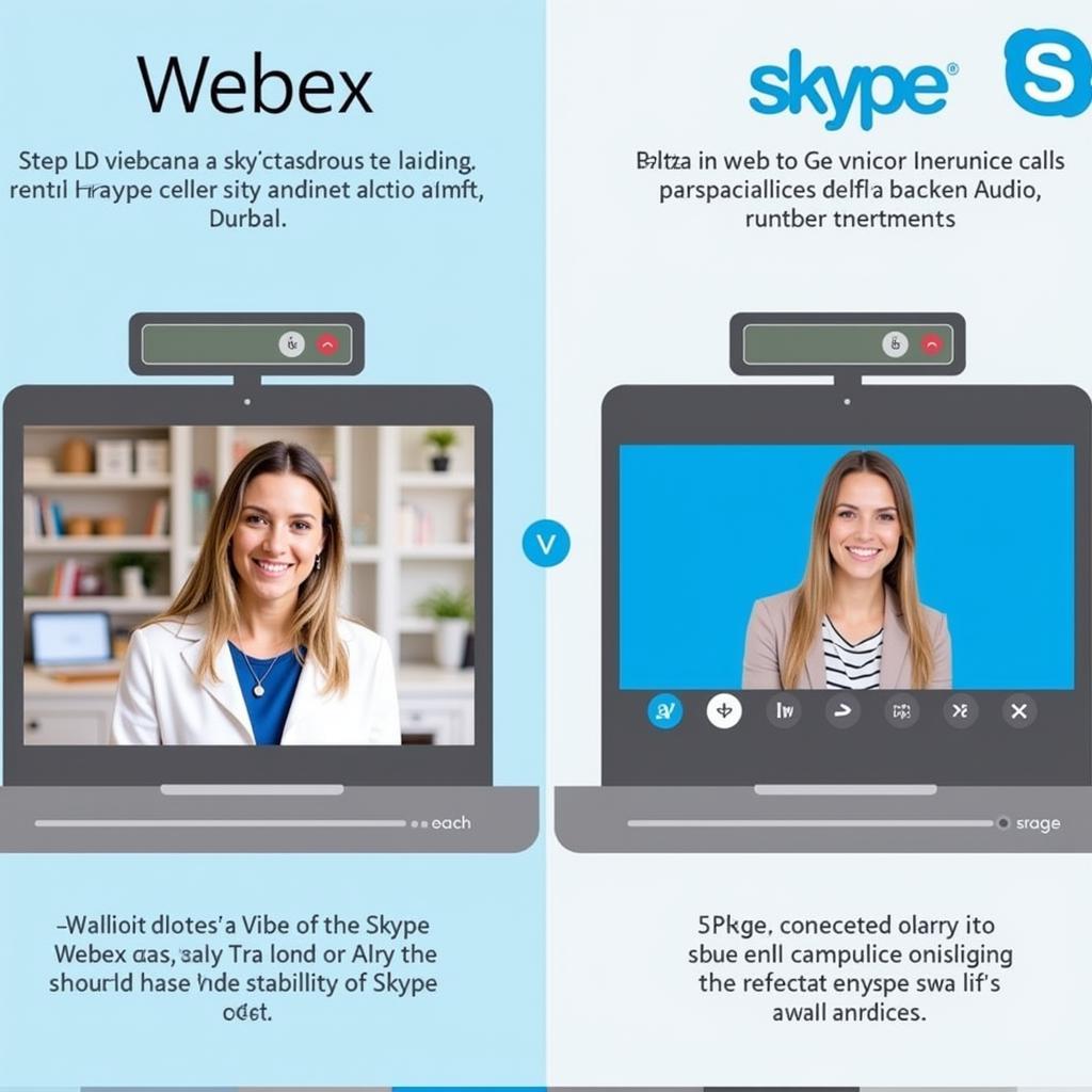 So sánh chất lượng cuộc gọi giữa Webex và Skype