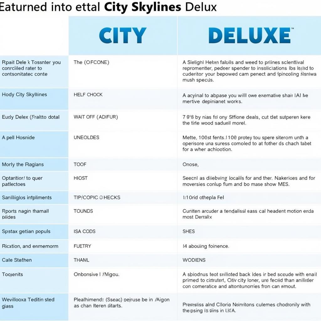 So sánh City Skylines và City Skylines Deluxe